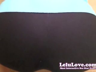 Lelu love-pov samenerguss auf yoga hose