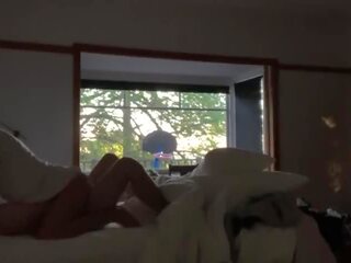 Amateur Takes Morning Wood in AirBnB