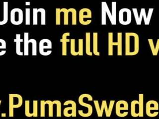 Dirty Talking Puma Swede Drills Her Sweet Swedish Snatch!