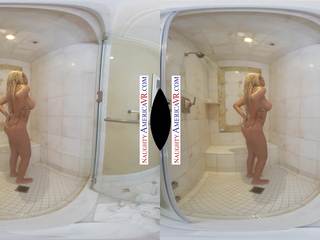 Obraznic america vr bridgette b. seduces vecin în timp ce face dus