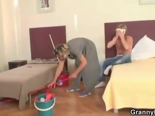 Perfected housemaid gets her pussy filled with putz